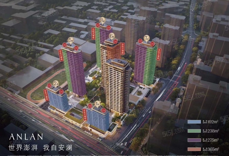 安澜上海沙盘图