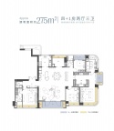 4室2厅3卫户型图