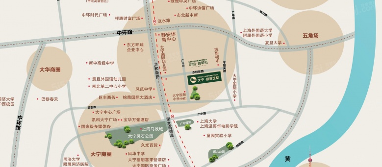 明园叠翠苑区位图