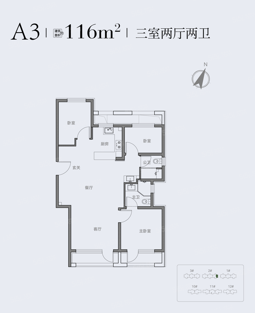 京投发展北熙区3室2厅2卫