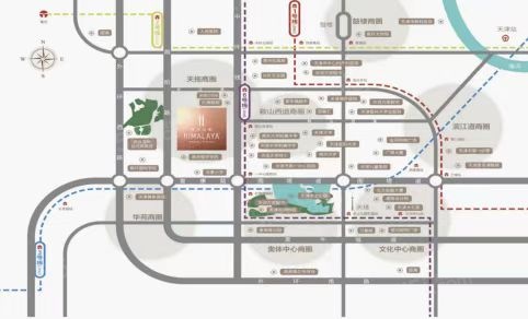 丽津大厦（南开喜马拉雅）区位图