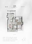 3室2厅2卫户型图