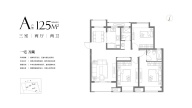 3室2厅2卫户型图