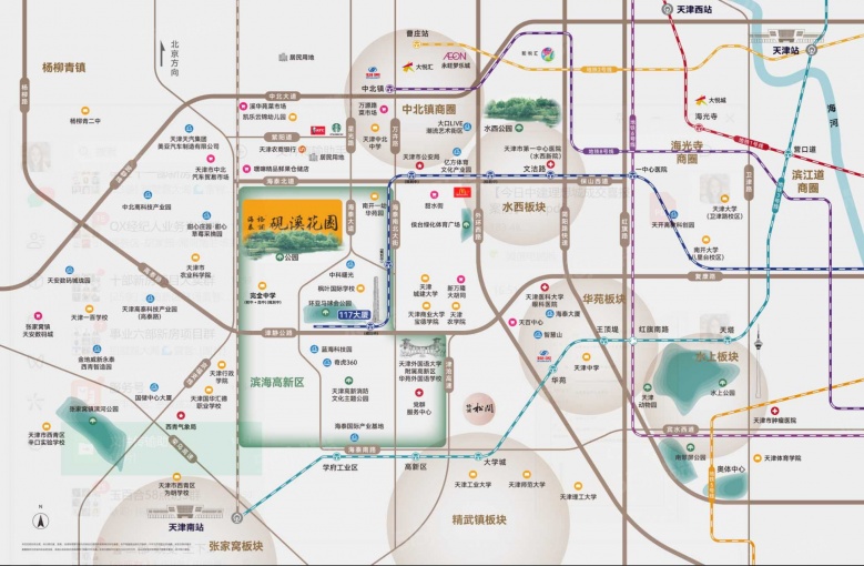 海泰格调砚溪花园区位图