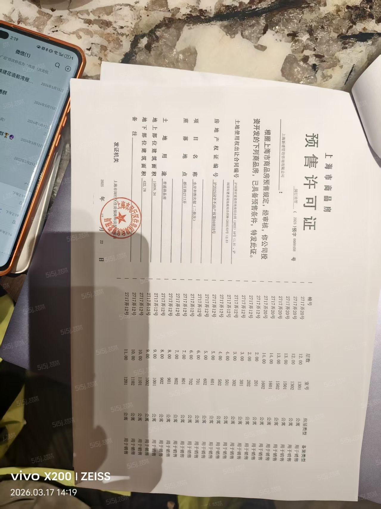 保利都汇和煦预售许可证