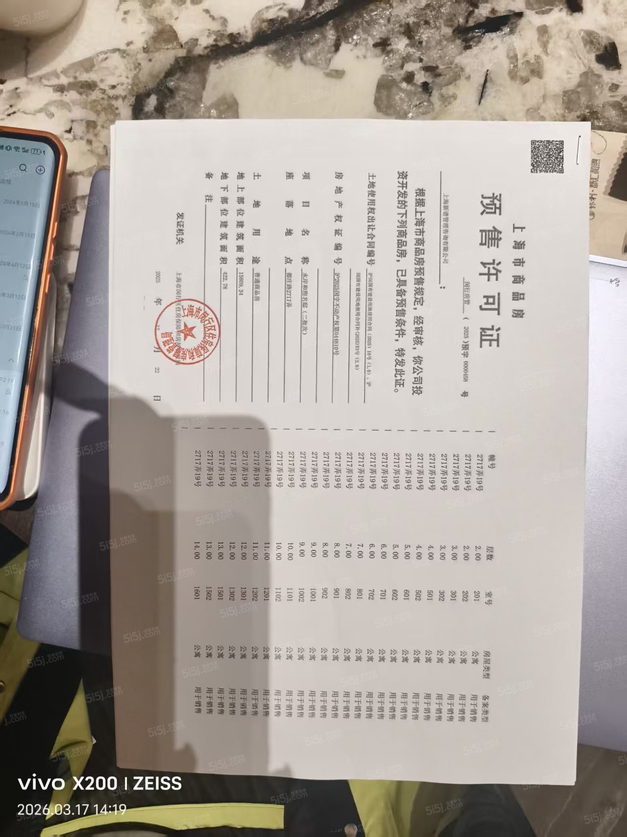保利都汇和煦预售许可证