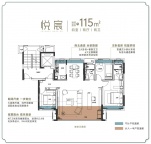 4室2厅2卫户型图