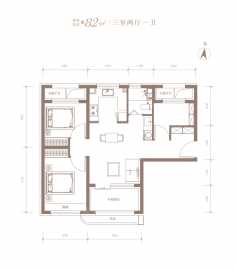 龍樾海序3室2厅1卫