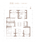 3室2厅2卫户型图