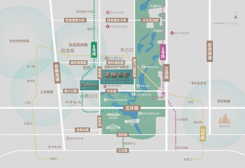 龍樾海序区位图