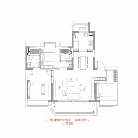 愉樾天成3室2厅2卫