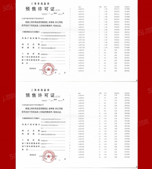 大华望樾预售许可证
