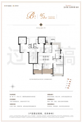 3室2厅2卫户型详情
