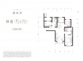 3室2厅2卫户型图