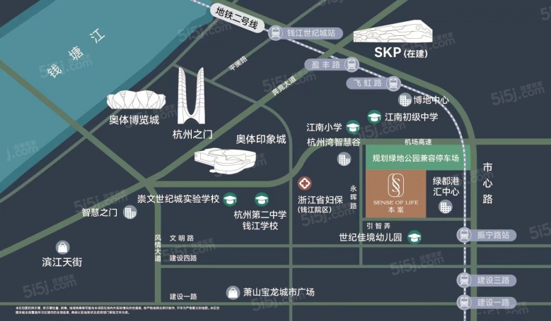 绿城丽香庭区位图