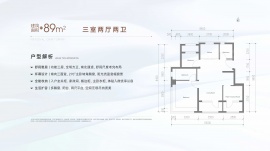 3室2厅2卫户型图