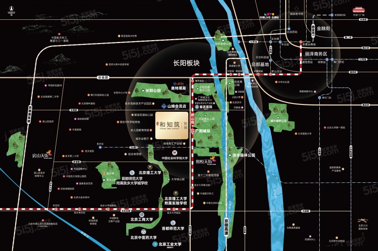 城建和知筑铂瑞区位图