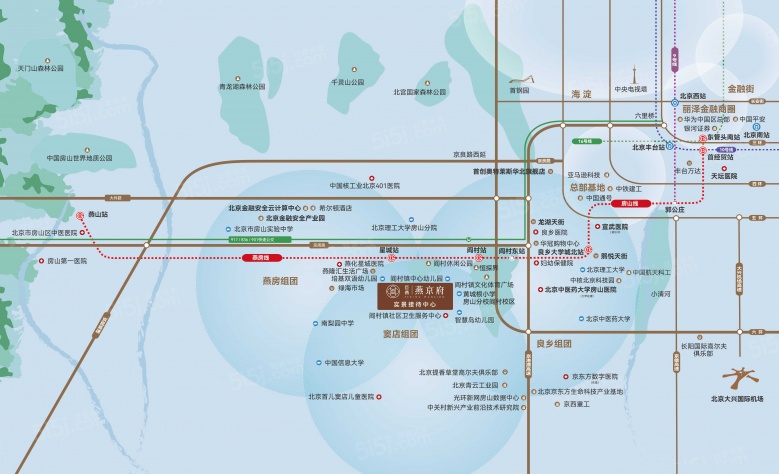 巨燕•燕京府区位图