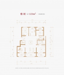 4室2厅2卫户型图