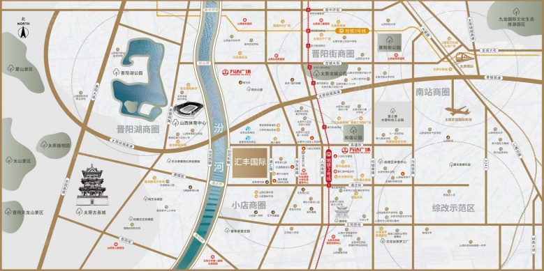 汇丰国际住宅小区区位图