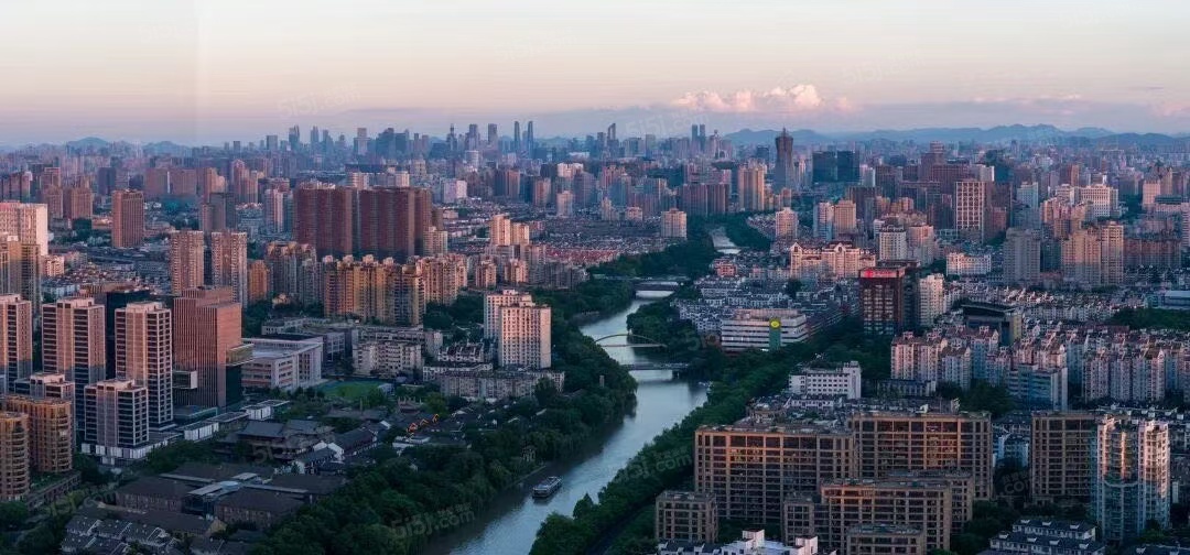 越秀运河樾实景图