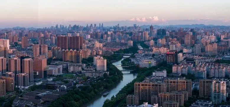 越秀运河樾实景图
