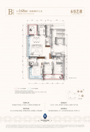 4室2厅3卫户型详情