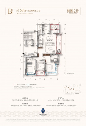 4室2厅3卫户型详情