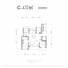 4室2厅2卫户型图