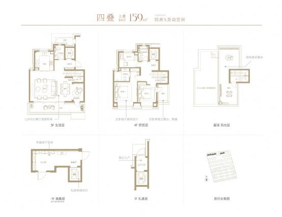 4室2厅3卫户型详情