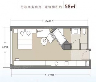 新金山公寓1室1厅1卫