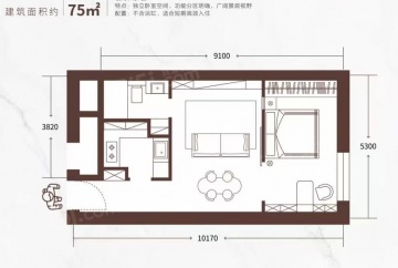 新金山公寓1室1厅1卫