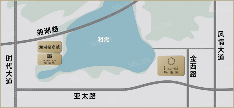 滨江鸣湖里区位图