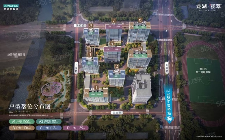 龙湖揽萃区位图