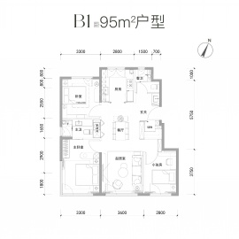 北投和璟3室2厅2卫