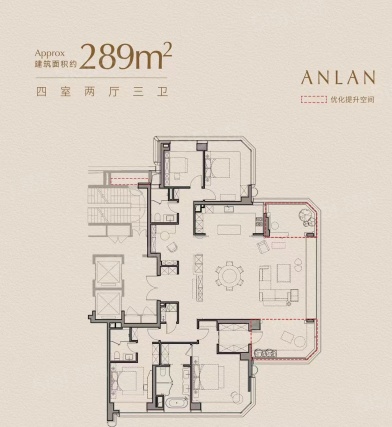 4室2厅3卫户型详情