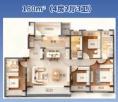 4室2厅3卫户型图