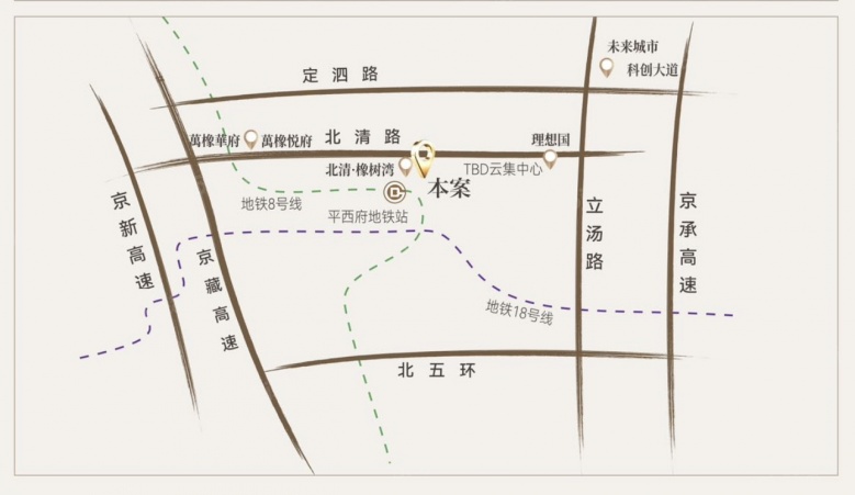 北清润府区位图