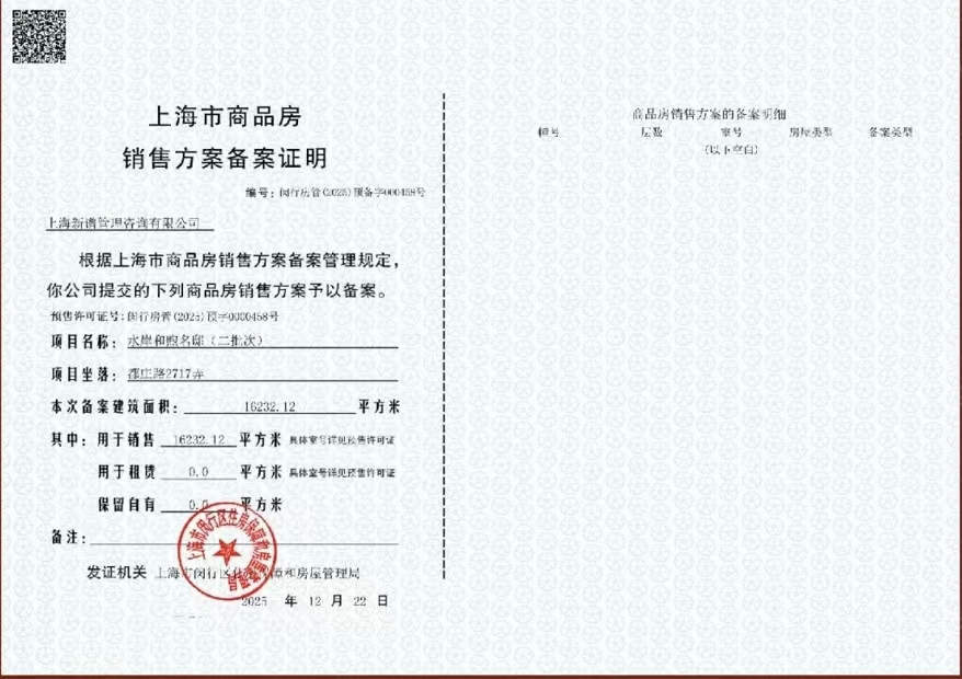 保利都汇和煦预售许可证