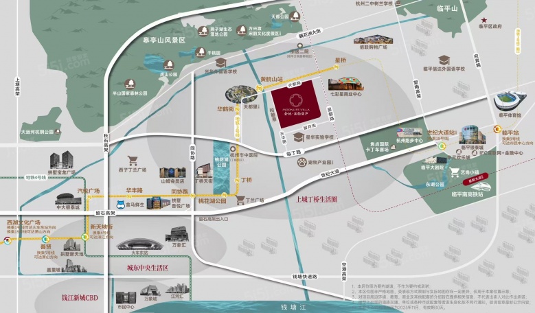 金地溪韵满庐区位图