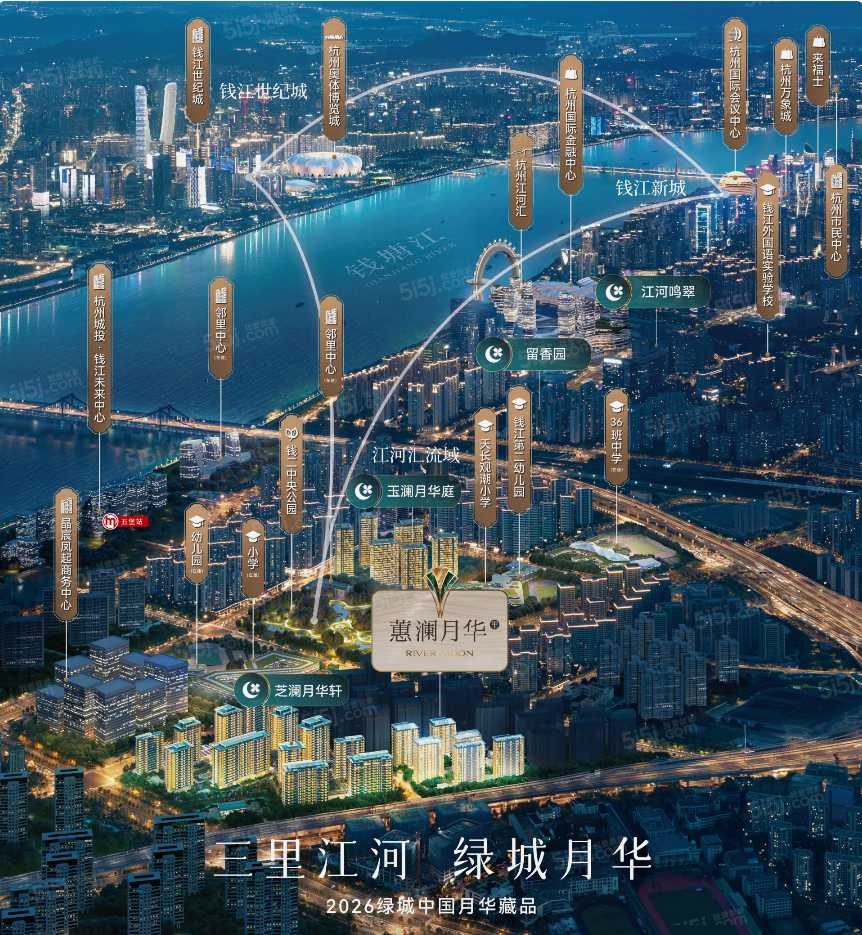 绿城.惠澜月华里区位图