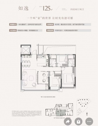 4室2厅2卫户型详情