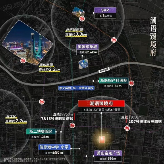 潮语臻境府区位图