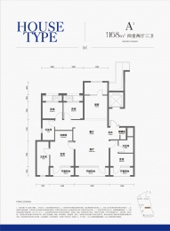 4室2厅3卫户型图