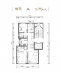 3室2厅2卫户型图