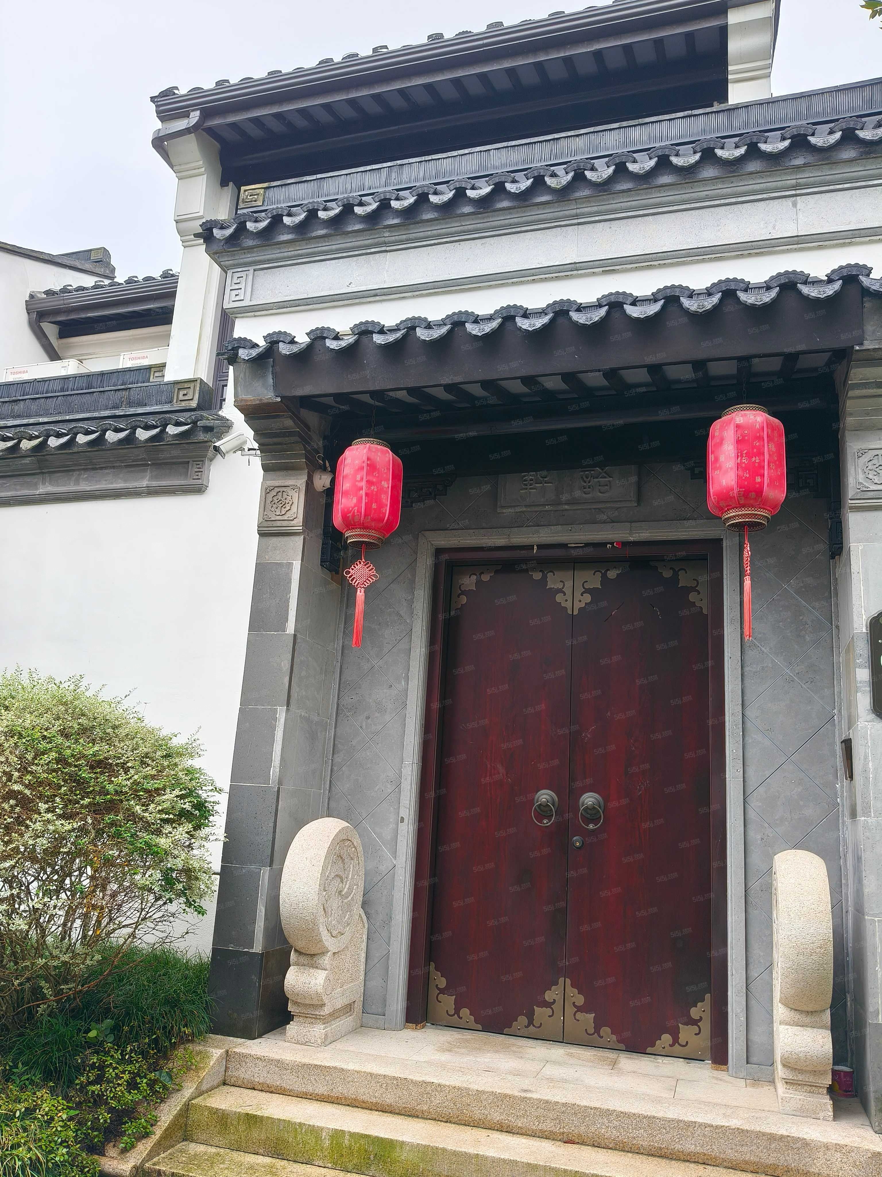 园博村桃李春风实景图