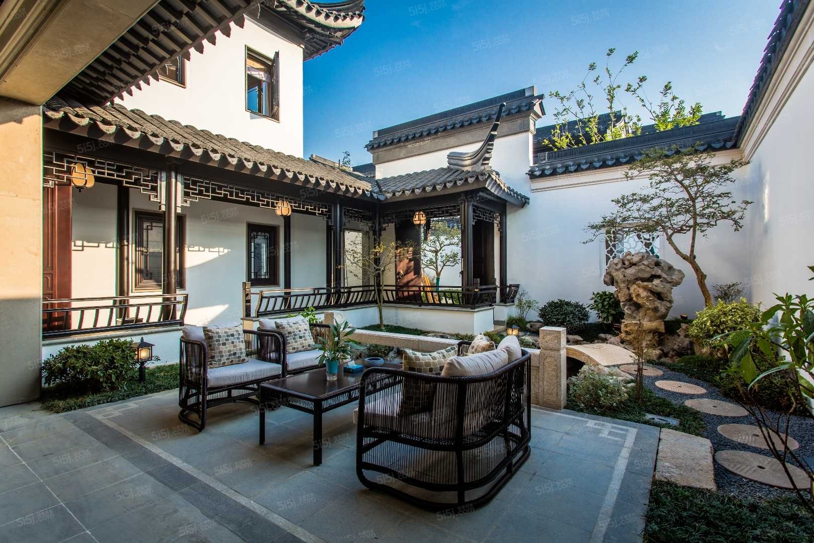 园博村桃李春风实景图