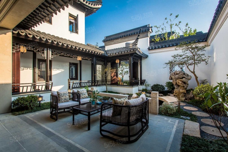 园博村桃李春风实景图