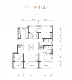城建龙樾璟序4室2厅2卫