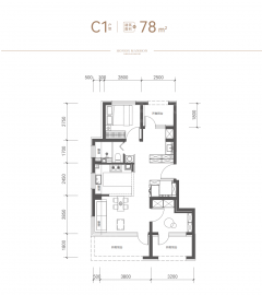 城建龙樾璟序3室2厅1卫